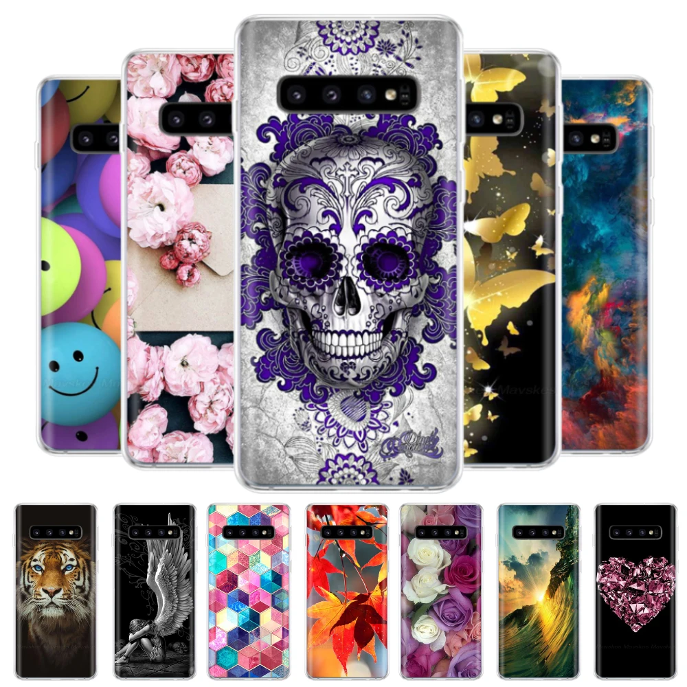 Case For Samsung Galaxy S10 Plus Silicone Case Soft TPU Case For Samsung Galaxy S10 E S 10 S10+ G975F S 10 SM-G973F Bumper Coque