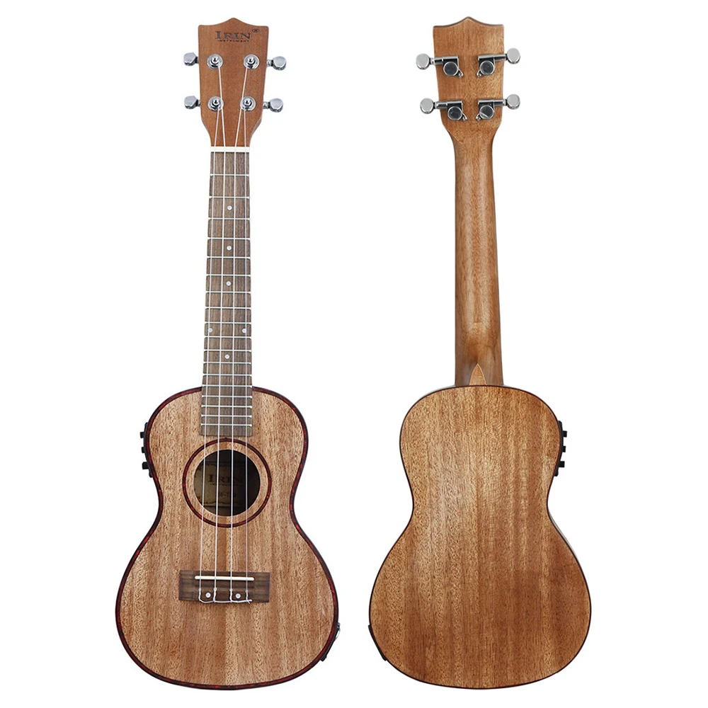 

24 Inch Ukulele 4 Strings Hawaiian Guitar Sapele Electric Ukulele Guitar Mini Guitarra Beginner Musical Gift Instrument With EQ