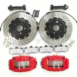 upgrade brake systems racing forged 6 pot 9040 brake caliper brake kit for audi a4 s4 a5 s5 b8