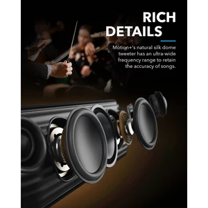 Anker Soundcore Motion+ Bluetooth Stupker con altavoces de audio de 30W Bluetooth Bluetooth Box de altavoces portátiles 10 mejores altavoces de fluido ferro de ventas - №9