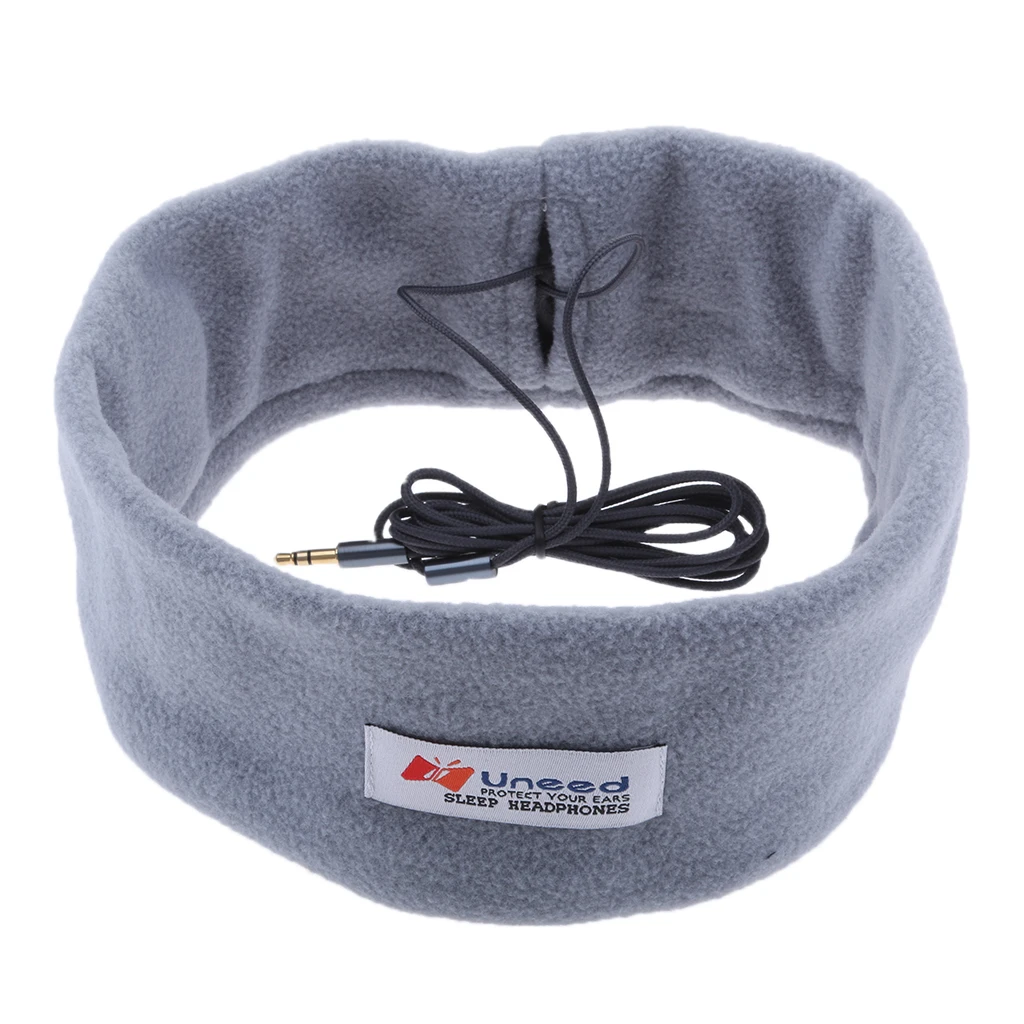 Soft Wired Sleep Headphones Comfortable Eye Mask for Sleeping Sports Travel