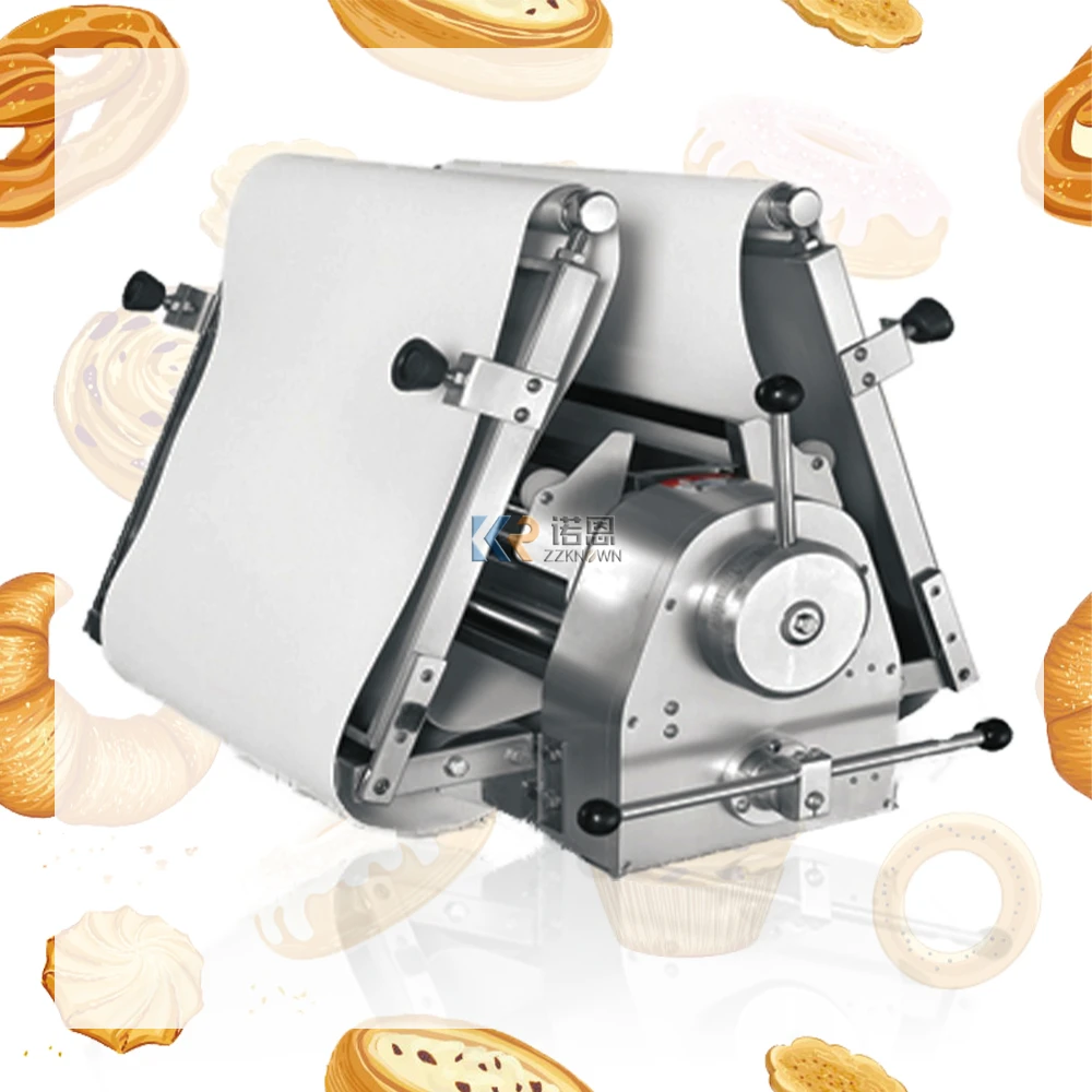 Commercial Stainless Steel Pizza Dough Sheeter Forming Machine Spring Roll Puff Pastry Making Machine