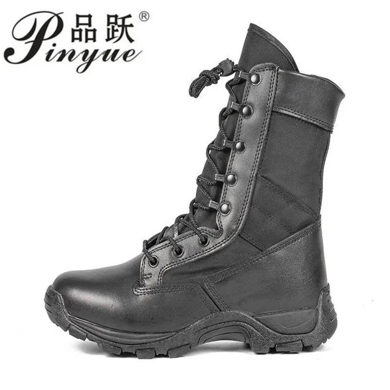 men\'s autumn spring boots Outdoor Sports Light Weight Hiking Shoes Slip-resistant high green black desert training boot 39 46