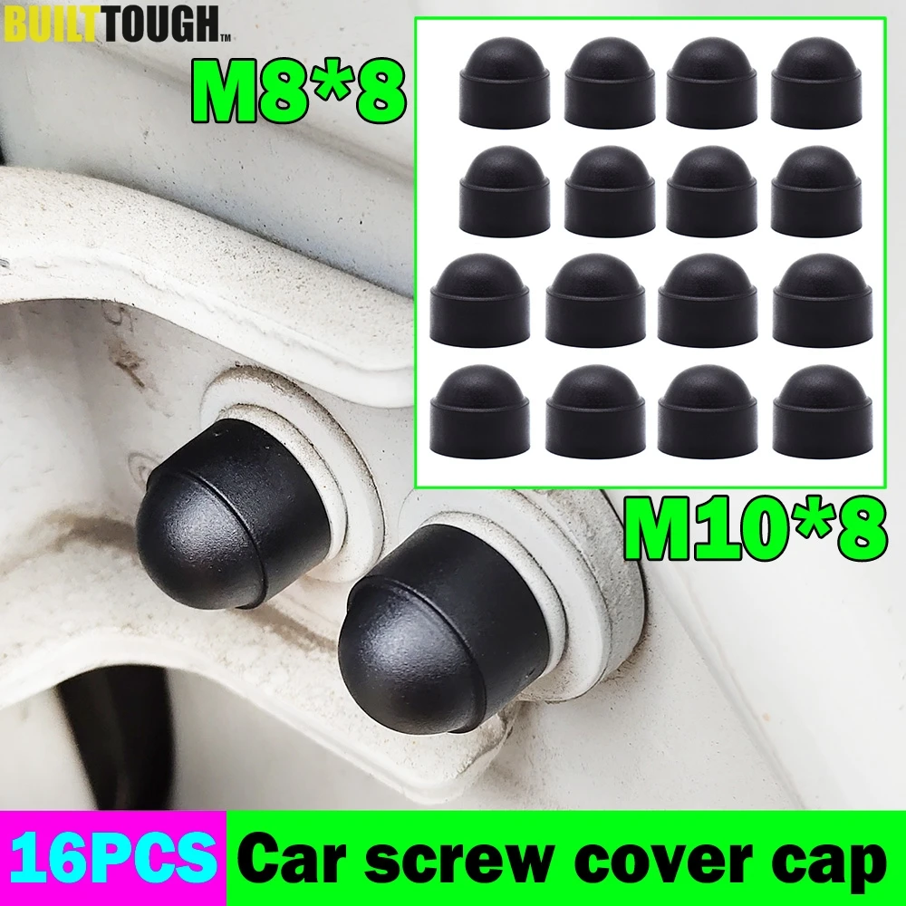 Universal For Lada BMW VW Peugeot Screw Protection Cap Cover Bolt Nuts M8 M10 Car Door Screw Cap Nuts Cap Protection Hinge Hook