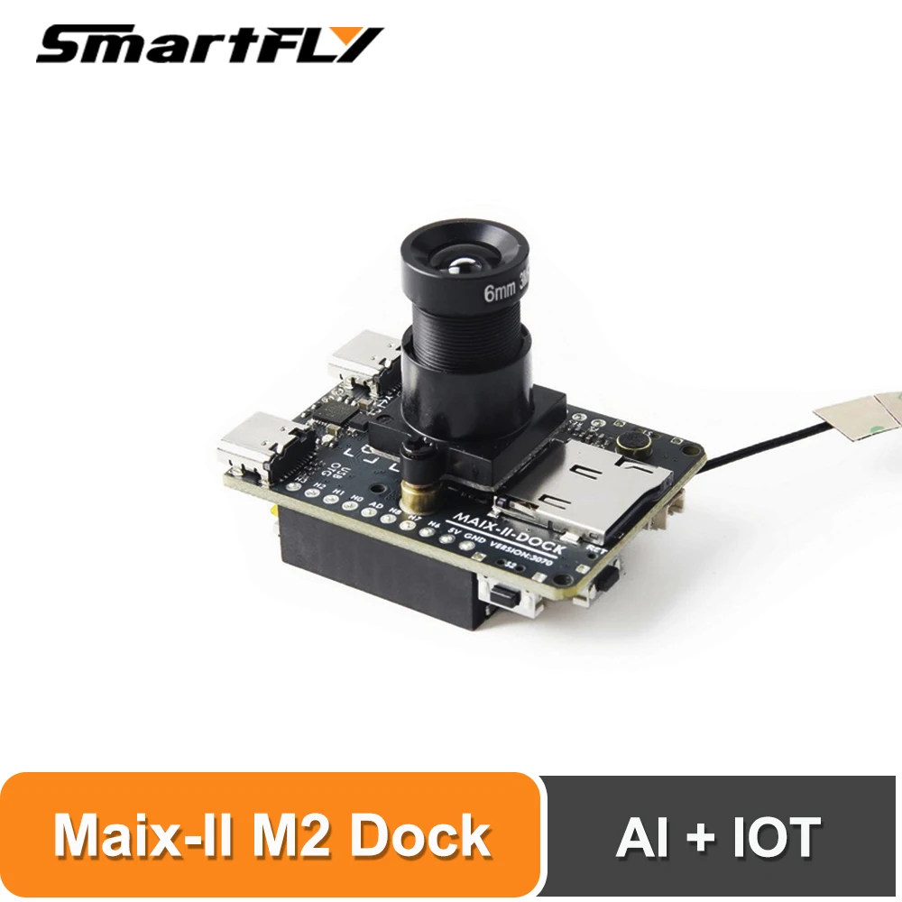 Sipeed Maix-II M2 Dock Allwinner v831 SOC deep Learning AI + IOT Linux 1080p Visual Demo Board