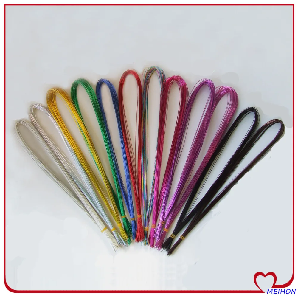 22# nylon flower stocking iron wires/mesh flower materials  Artificial flowers  making stems nylon flower decorations/80pcs/lot