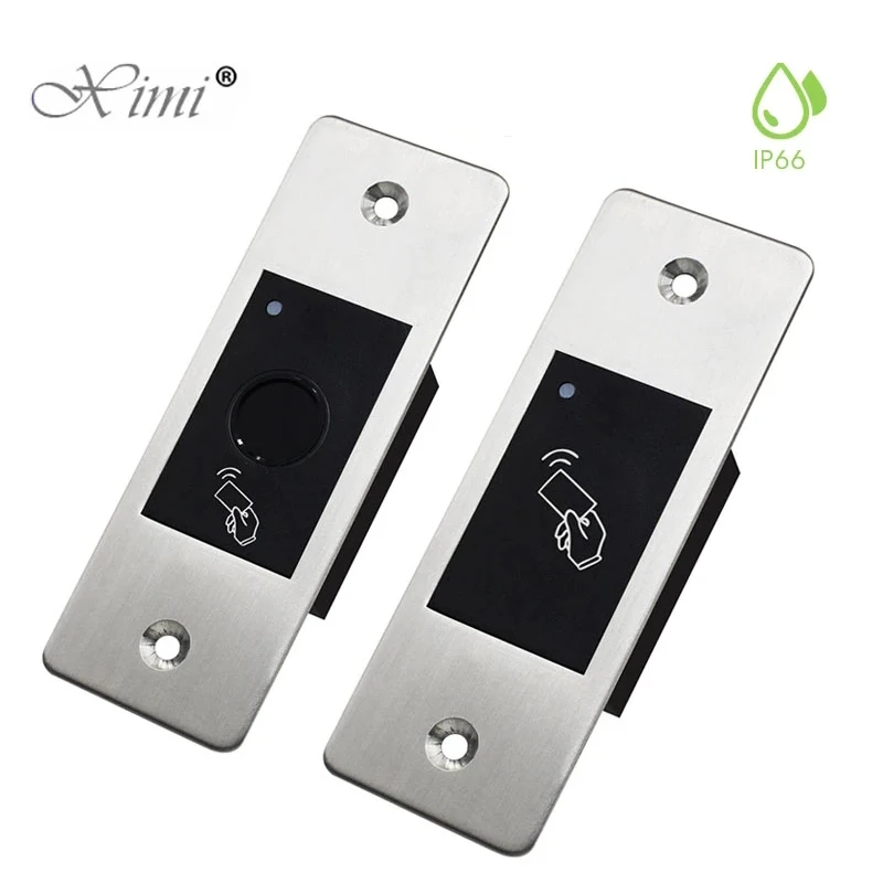 Metal Waterproof Outdoor Use Embedded Biometric Fingerprint Access Controller Standalone RFID Card Door Access Control System