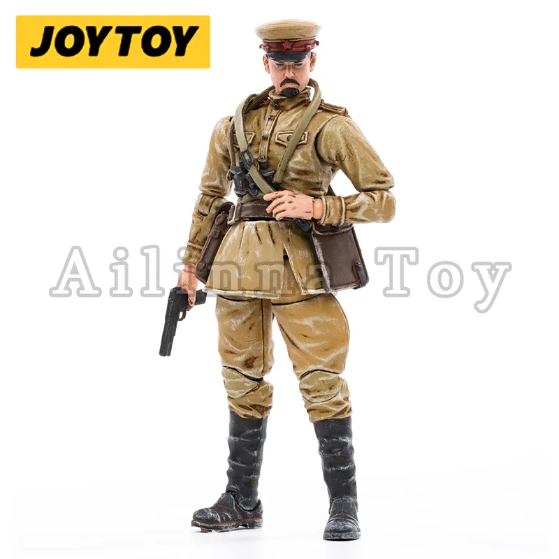 JOYTOY 1/18 3.75 액션 피규어, 2 차 대전 소련 장교 애니메이션 군사 모델, 선물용
