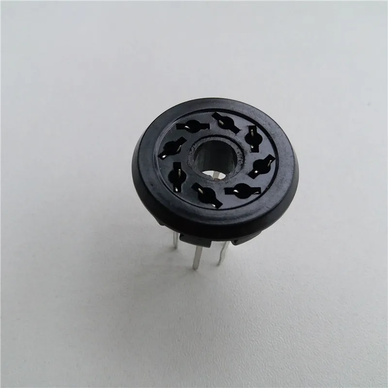 7 Chiếc Bakelite Ống Ổ Cắm 8 Pin Ống Ổ Cắm S8WPL Chân Bạc Cho KT88
