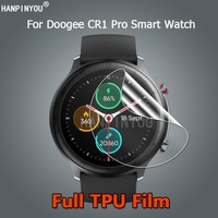 10Pcs For Doogee CR1 Pro Smart Watch Ultra Clear Slim Anti-Scratch Soft TPU Hydrogel Film Screen Protector -Not Tempered Glass