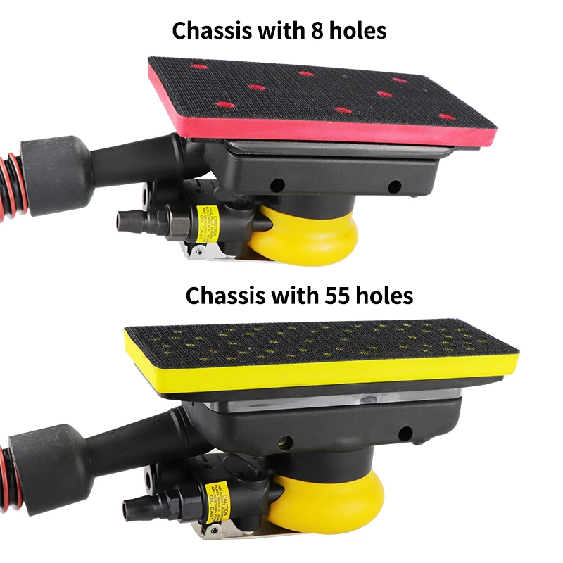 Rectangular Pneumatic Dry Sander Car Paint Putty Sander 70*198mm Sandpaper Machine Suitable For Automobile