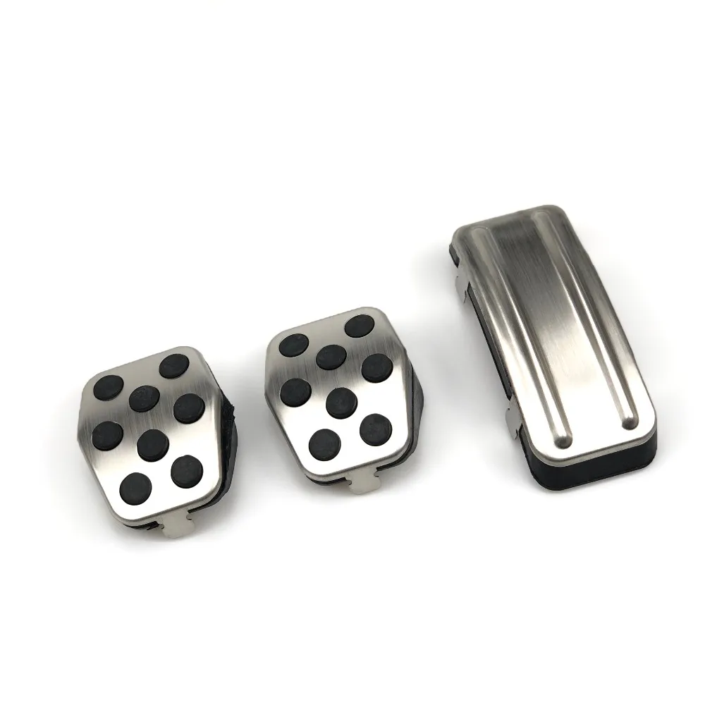 Stainless Steel Car Pedal Pads Pedals Cover for Ford Focus 2 3 4 MK2 MK3 MK4 RS ST 2005-2021 Kuga Escape 2009-2021