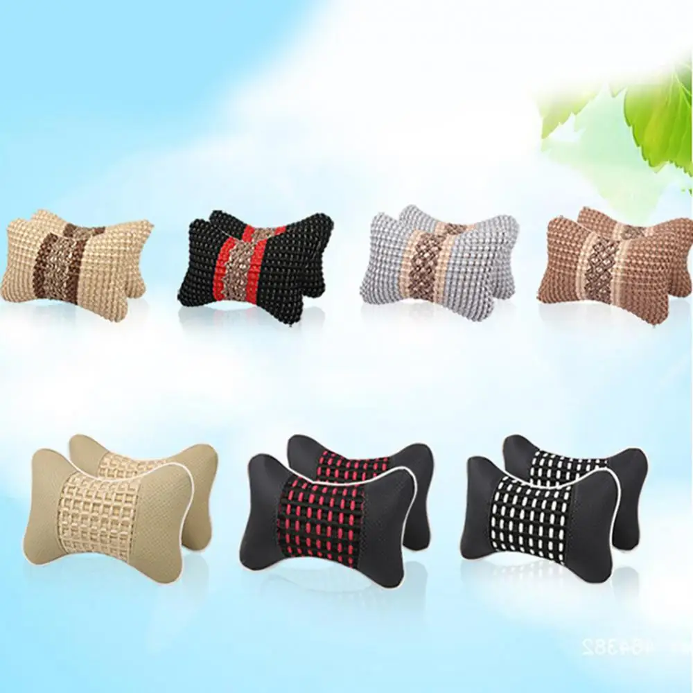 55%  Dropshipping!!Creative 3D Bone Shaped Stuffed Car Neck Headrest Pillow Soft Cushion Gift