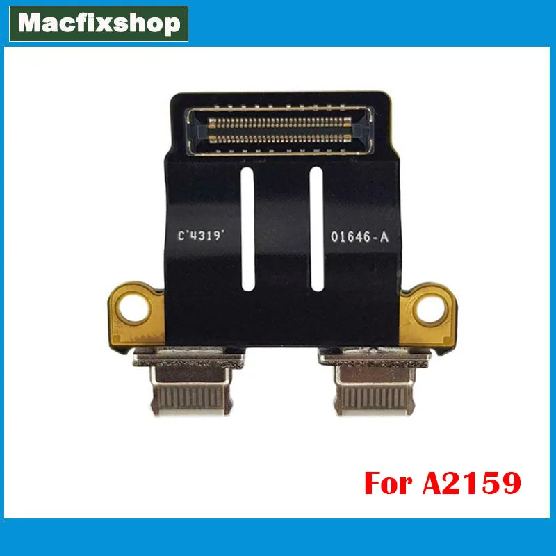 Original 01646-A 01646-02 For Macbook Pro Retina 2019 A2159 Type-C USB-C Charging DC-IN DC Power Jack Board Connector EMC 3301