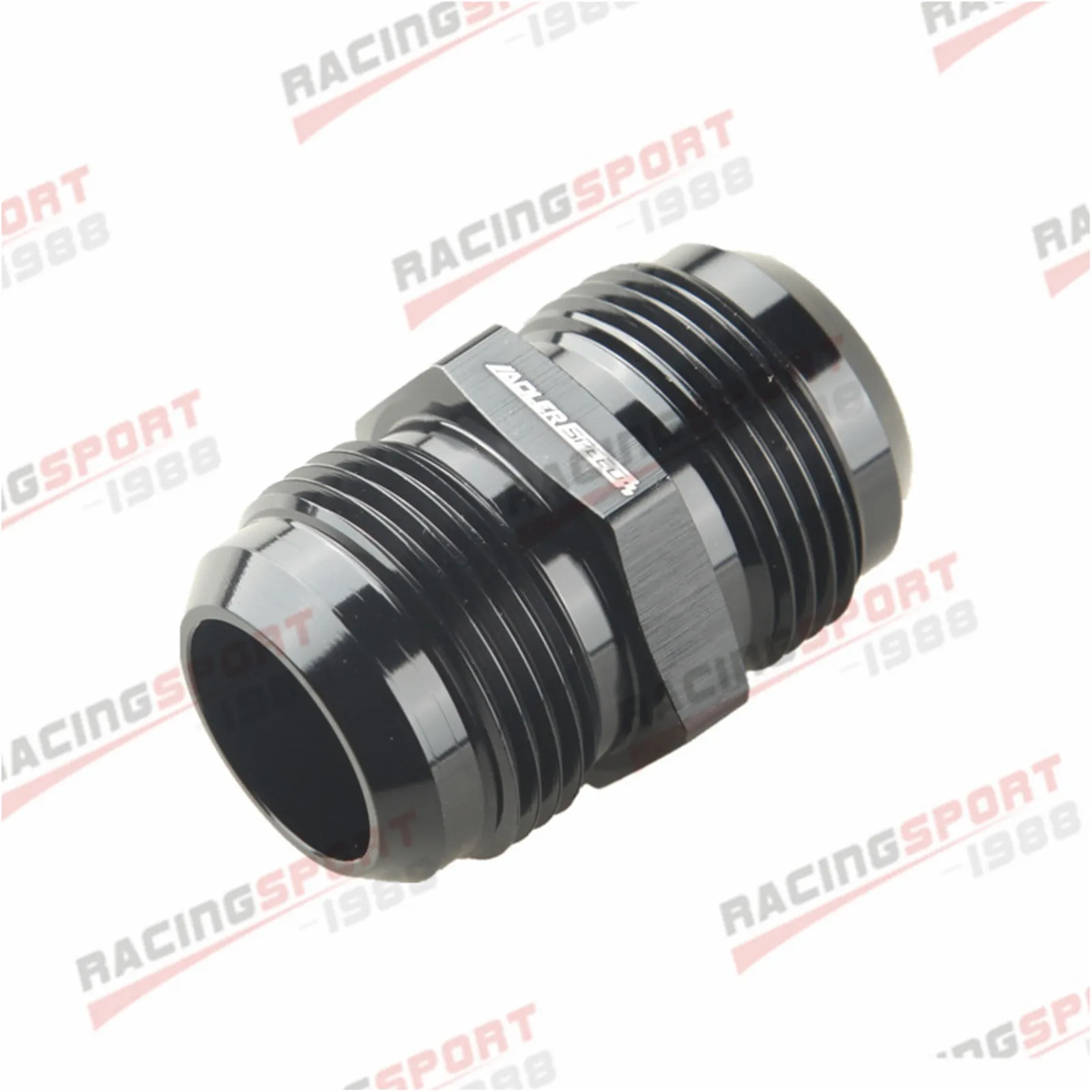 

AN-16 16AN Male To -16AN Male Union Aluminum Straight Fitting Adapter Black