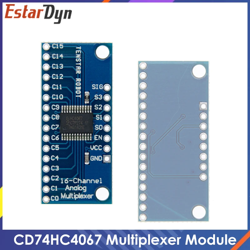 CD74HC4067 16-kanałowy analogowo-cyfrowy multiplekser Moduł tabliczki zaciskowej Inteligentna elektronika