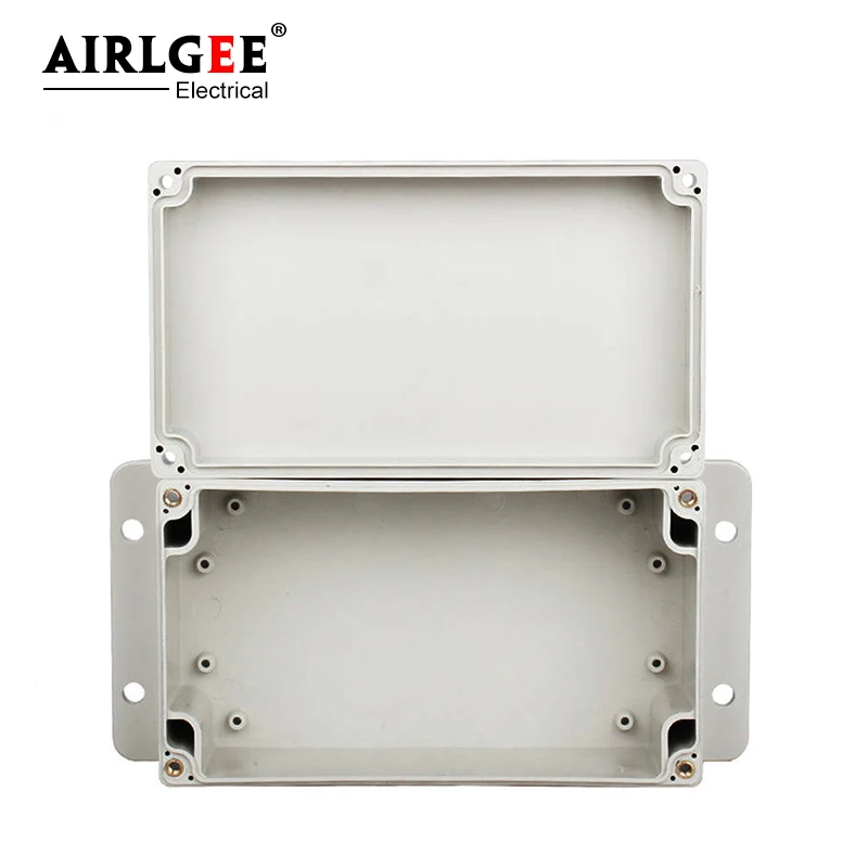 200 * 120 * 75mm ABS plastic electrical box standard waterproof junction box with sealed enclosure with fixed ears