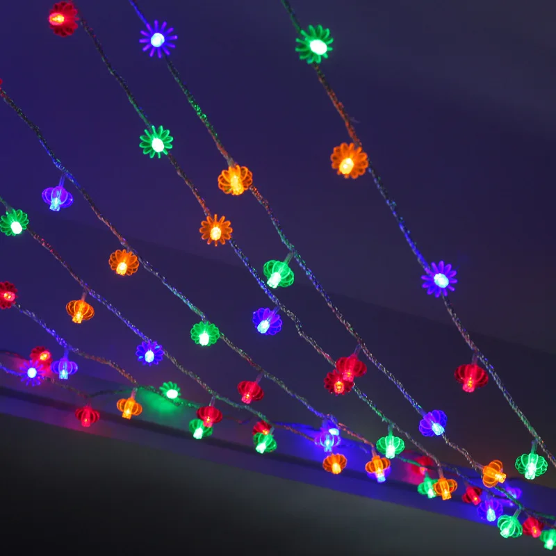 Traditionele Rode Lantaarn Led String Licht Kerst Batterij Operated Feestartikelen Chinese Nieuwe Jaar Decoratie