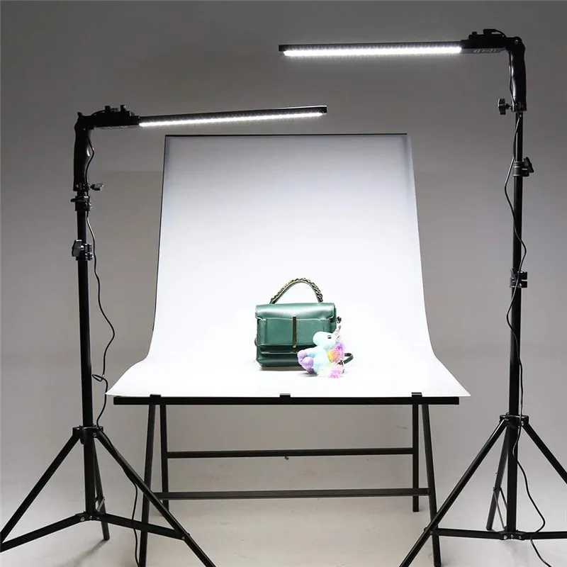 LED Light Photography Studio LED Lighting Kit Adjustable Lights With Stand Tripod Photographic Video Fill Lam 3200K-5500K