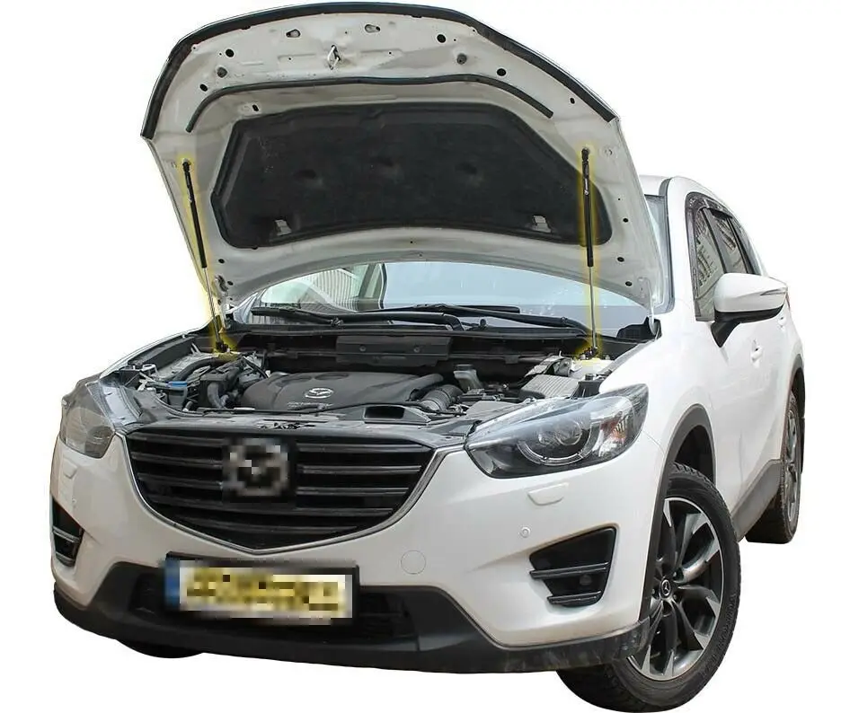 for Mazda CX5 CX-5 I 2012-2016 Front Bonnet Hood Modify Gas Struts Carbon Fiber Spring Damper Lift Support Absorber