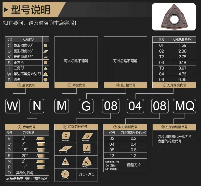 WNMG080404-MQ WNMG080408-MQ ภายนอกเครื่องมือเจาะคาร์ไบด์แทรกเครื่องมือใส่ใบมีดสำหรับโลหะโลหะผสมเหล็ก