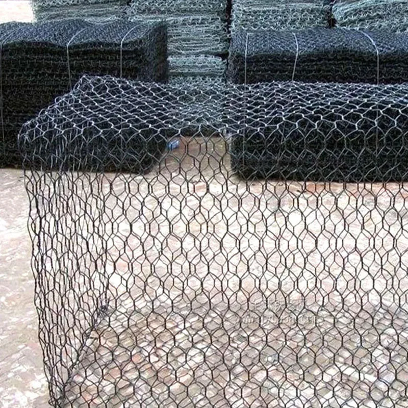 Small hexagonal  kink gabion stone retaining fence panels cage wall mesh zinc basket for garden