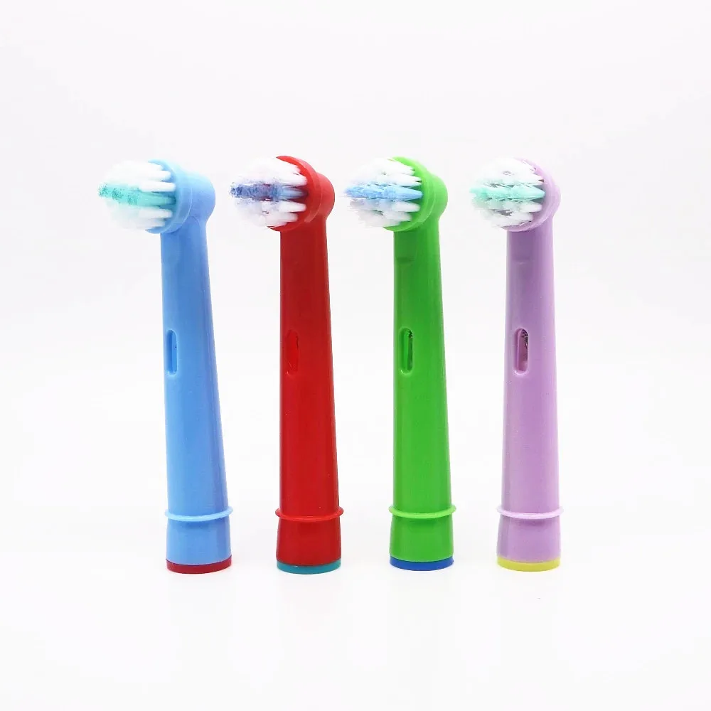 12pcs Replacement Kids Children Tooth Brush Heads For Oral B EB-10A Pro-Health Stages Electric Toothbrush Oral Care, 3D Excel