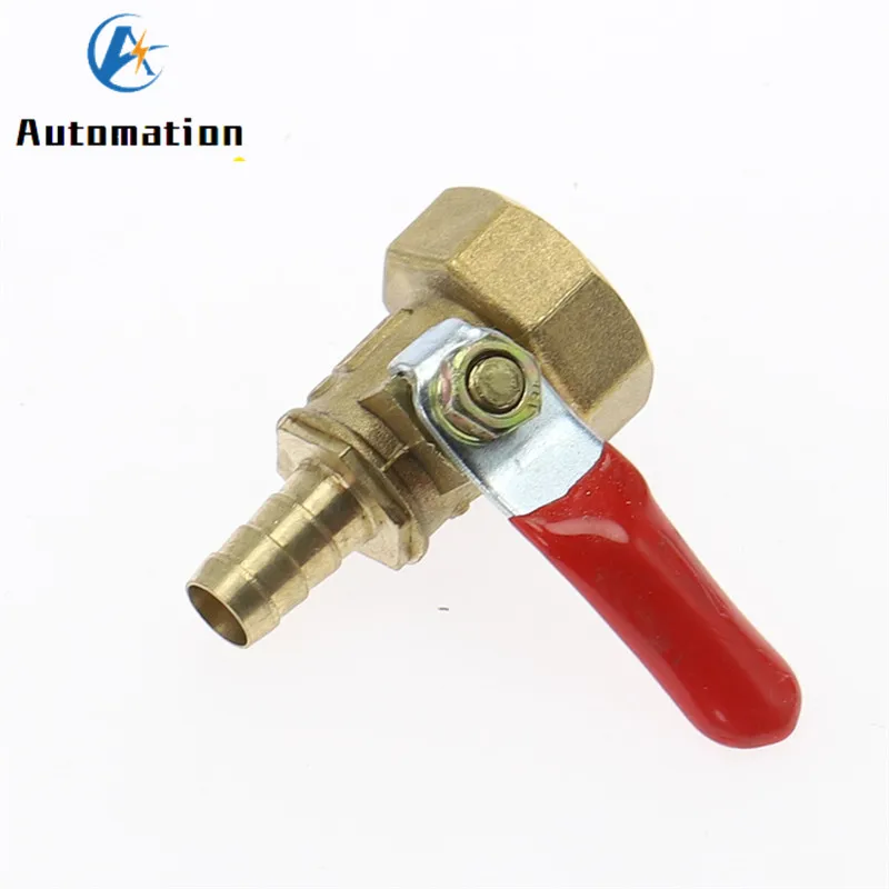 Brass Barbed ball valve 4-12 Hose Barb 1/8\'\' 1/2\'\' 1/4\'\' Female Thread Connector Joint Copper Pipe Fitting Coupler Adapter