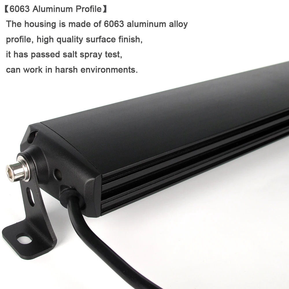 9D Lens 20 Inch Led Work Light Bar Slim For Car 12V 24V 4x4 Offroad SUV ATV 4WD Truck Tractor Flood Beam Driving Barra Lights
