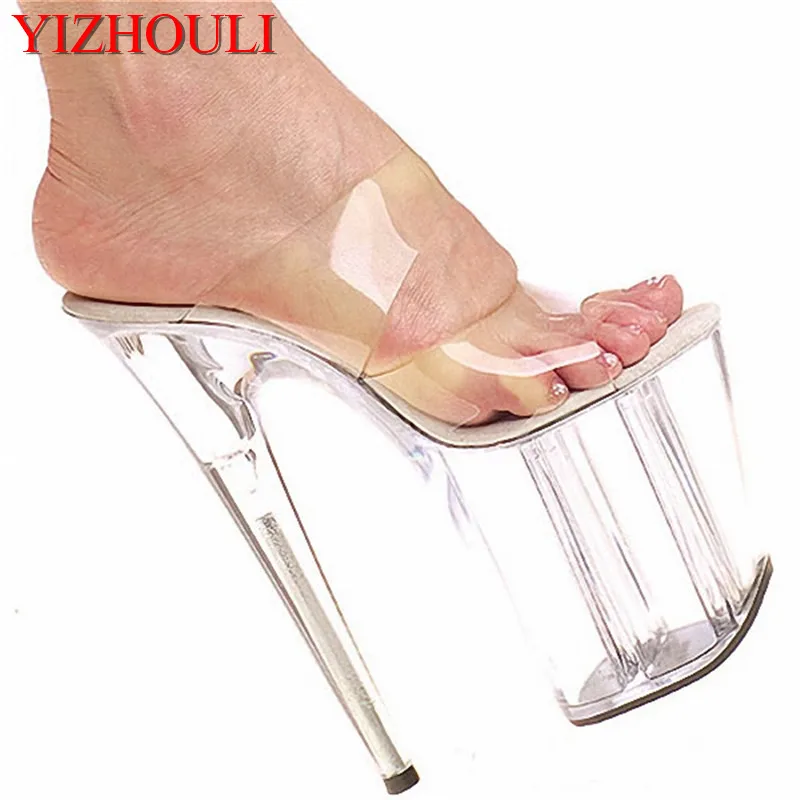 robe-de-soiree-transparente-en-cristal-chaussures-sexy-a-talons-ultra-hauts-de-20cm-chaussures-de-danse-a-rayures-8-pouces