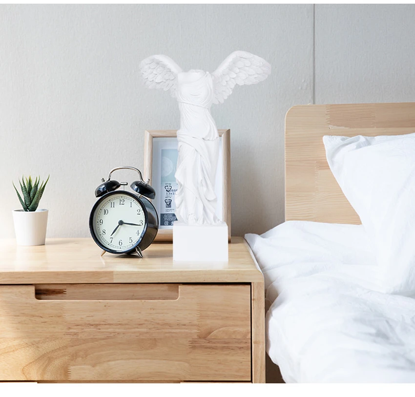 ERMAKOVA Victoria Goddess Figurenskulpturen, Roman Winged Victory Samothrace Desktop Ornements Pour Home Decor Collection Geschenke – Detail 10