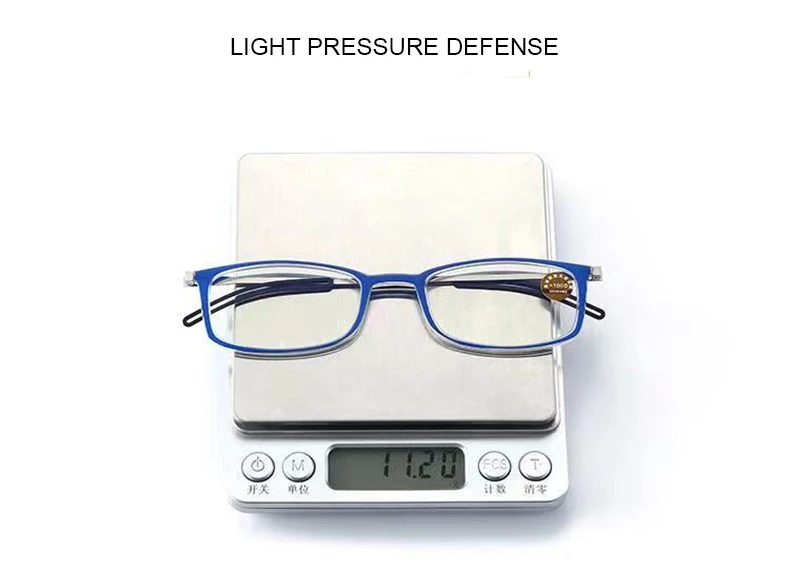 Sighttoo Anti Blue-Ray Universal Ultradünne Lesebrille für Männer und Frauen zum Versenden tragbarer Handy-Brillenetui +1,5 – Detail 24