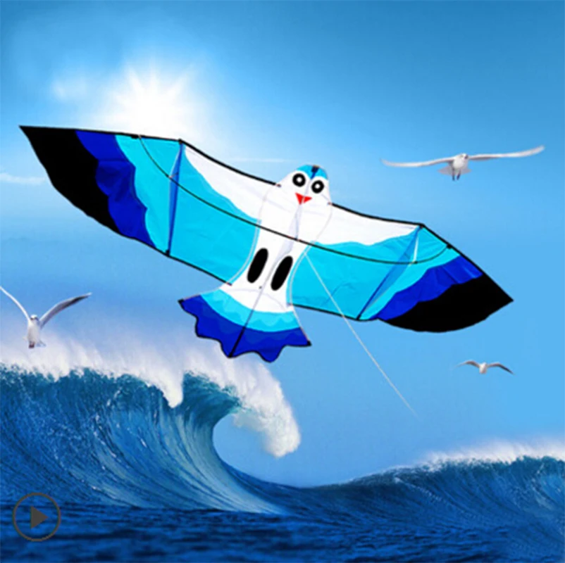 free shipping seagull kite flying toys for children kites bird kite string line cerf-volant volantines paragliding voar pipe koi