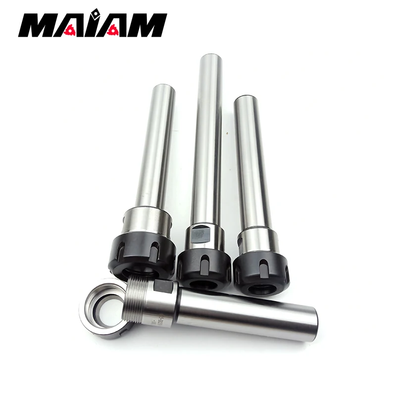 C25 ER20 ER25 ER32 Extension rod 100l 200l 300l CNC Lathe Milling Machine Lengthened Straight shank Toolholder apply nut wrench