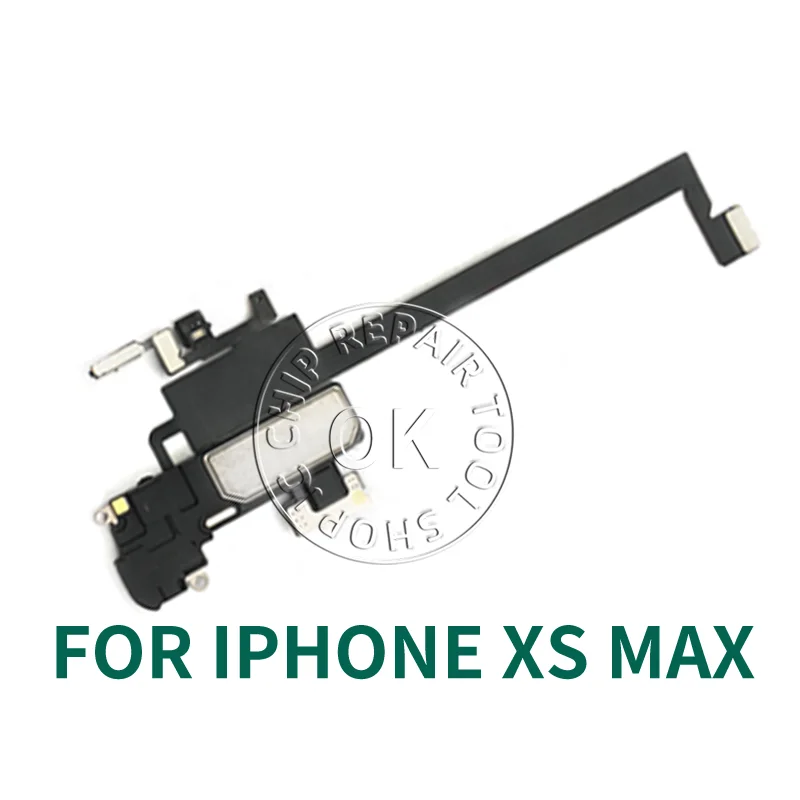 Original Ear Earpiece Flex Cable For iPhone X XR Xs 11 11 Pro Max Sensor Proximity Small Earphone Ear Speaker with Phone Face ID image 5