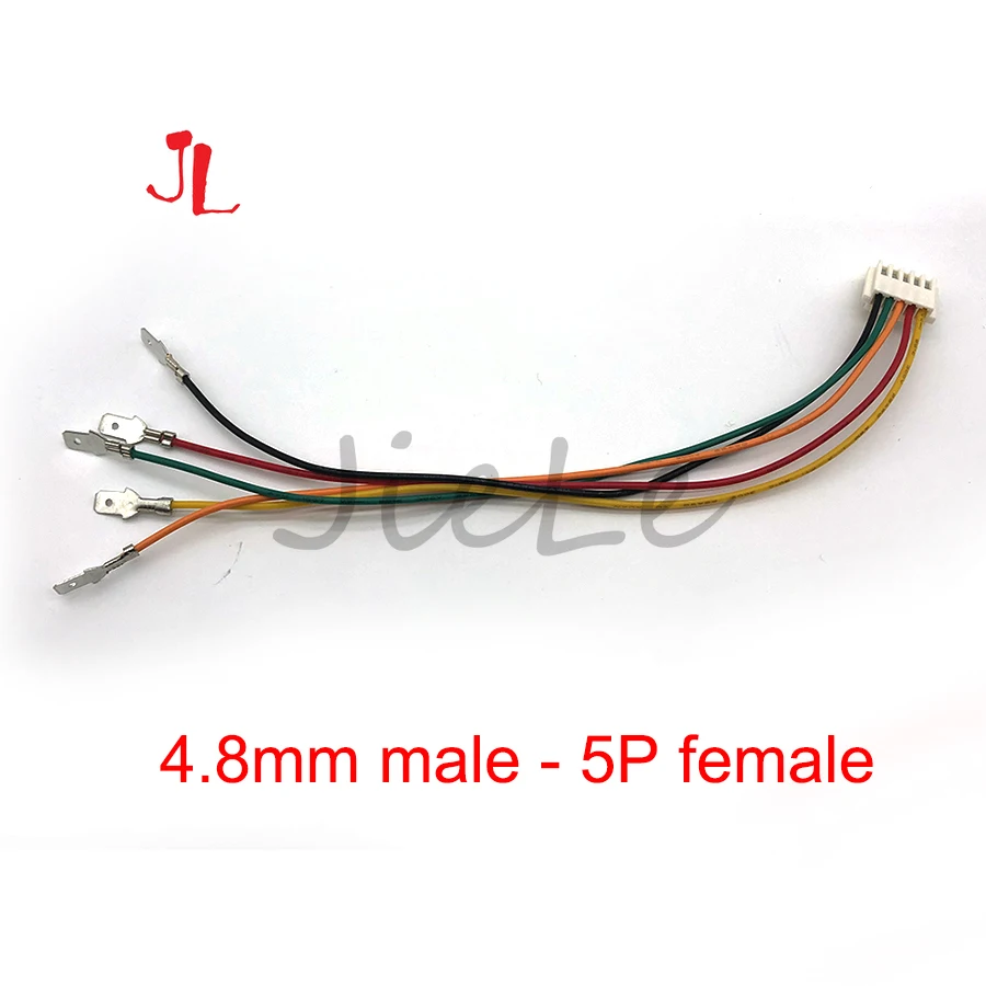 

Arcade Sanwa/SEIMITSU Stick Connection, USB-кодер, детали для самостоятельного изготовления, 5-контактный кабель-джойстик, жгут проводов, 4,8 мм, 8-контактный разъем 5P