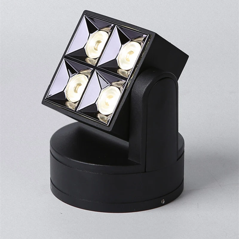 Możliwość przyciemniania SquareAnti-Glare LED Downlights sufitowy COB Surface mounted12W AC85-265V kąt obrotu sypialnia kuchnia oświetlenie