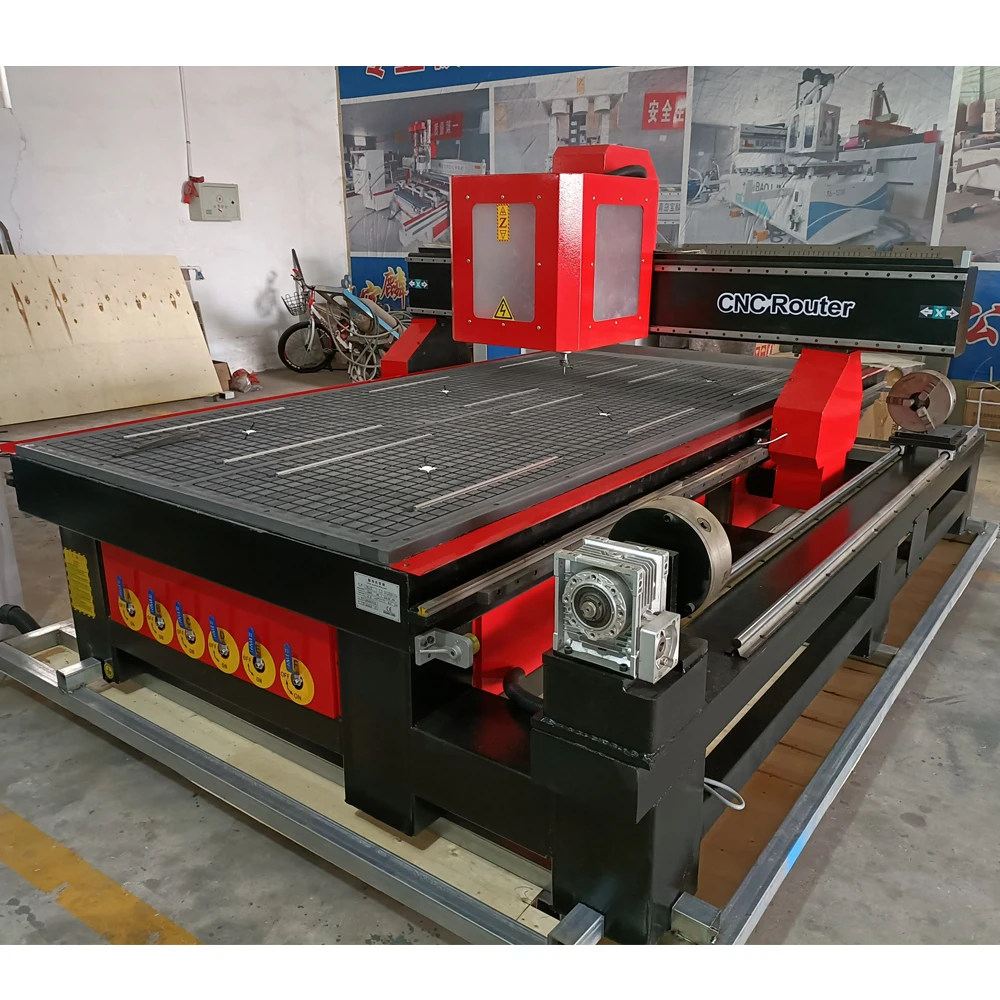 

Two Years Warranty Wood Router 3D Wood CNC Router Machine/ Aluminum Cutting Machine 1Multi Function 4 Axis Cnc Engraving Machine