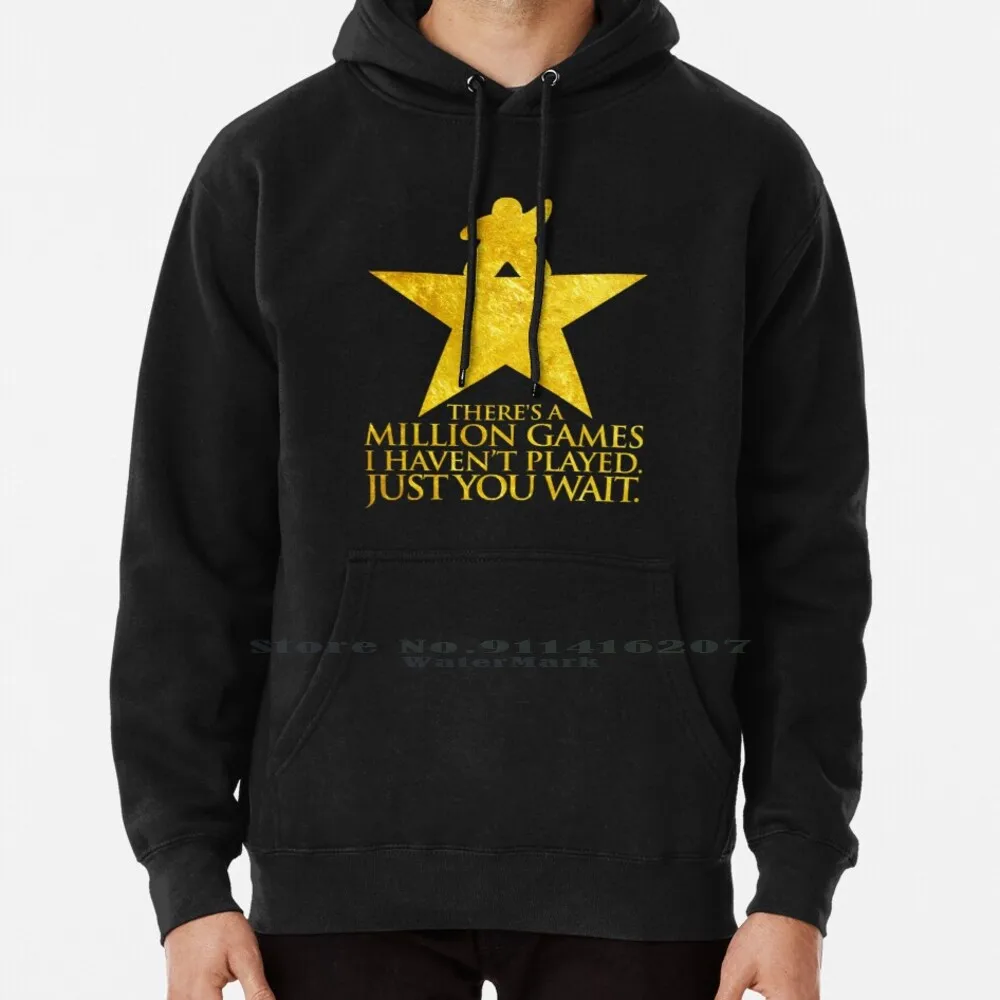 There's A Million Game I Haven't Played. Just You Wait.-Musical Board Game Theme Hoodie Sweater 6xl Cotton Music Heart Music