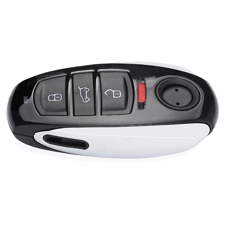 KEYECU 315/433/868MHz For Volkswagen Touareg 2011 2012 2013 2014 2015 2016 FCC ID: IYZVWTOUA Smart Key Fob Remote With Small Key