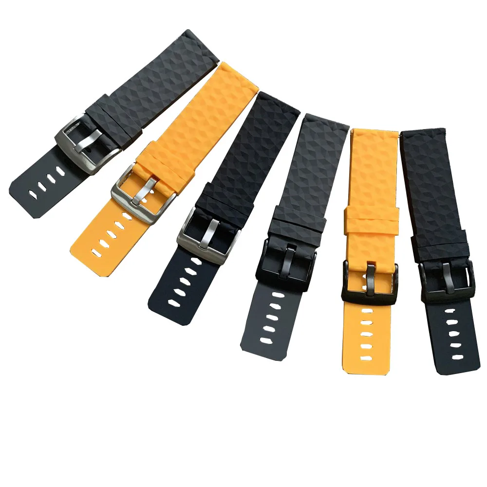 24mm Silicone Rubber Watch Strap For Suunto 9 / Baro Watch Band Suunto 7 Watchband Spartan Watch Band Traverse Strap