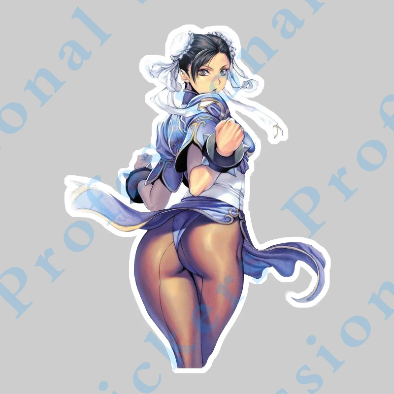 Interesting Arcade Decals Games Chun Li Anime Off-road Car Stickers Decor The Whole Body Cover Scratches Vinyl - Image 3