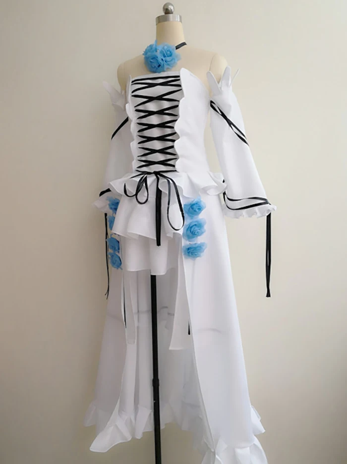 Anime Pandora Hearts Cosplay Costume Alice White Rabbit Party Dress