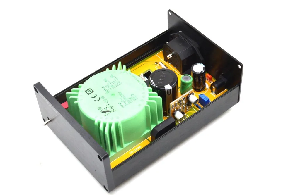 Fuente de alimentación lineal L-006 para FIIO X7 Base Seat K5, estabilizador IC MOS integrado de división completa y transformador de 45 W