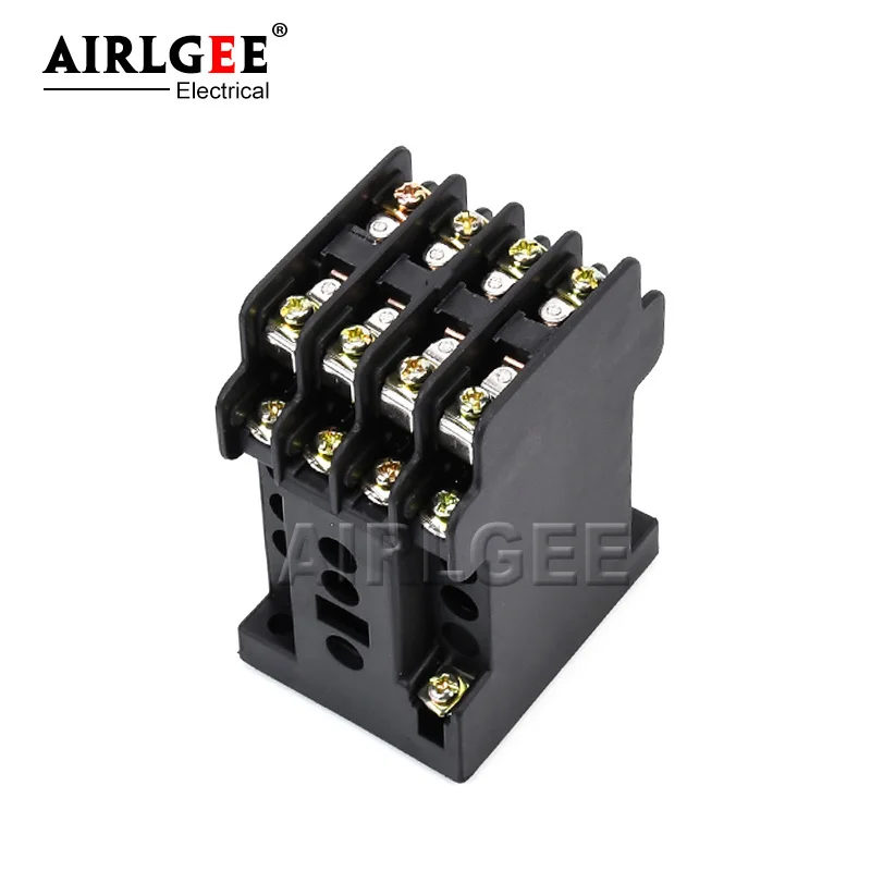 JZ7-44 intermediate relay JZ7 series contactor type relay 4 open 4 closed silver contact coil AC 380V Auxiliary Relay