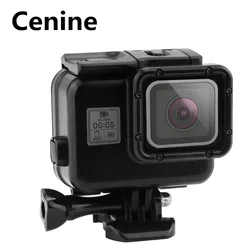 Black Waterproof Housing Case Touch Screen Back Door For Gopro Hero 7 6 Underwater Box For Go Pro Hero 7 6 5 Camera Accessories