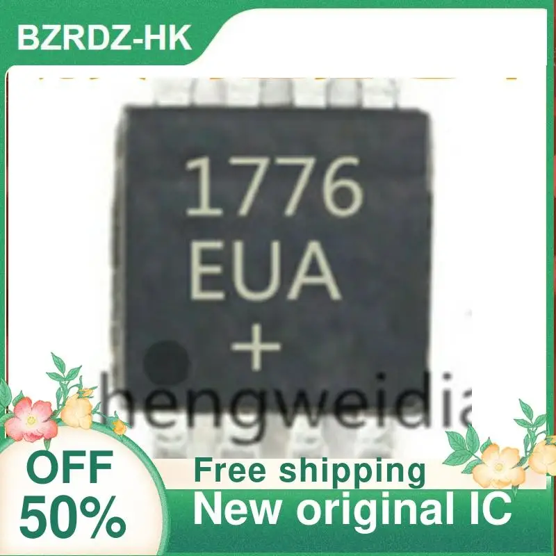 IC original novo, MAX1776EUA + T, MSOP8, 600mA, 5V