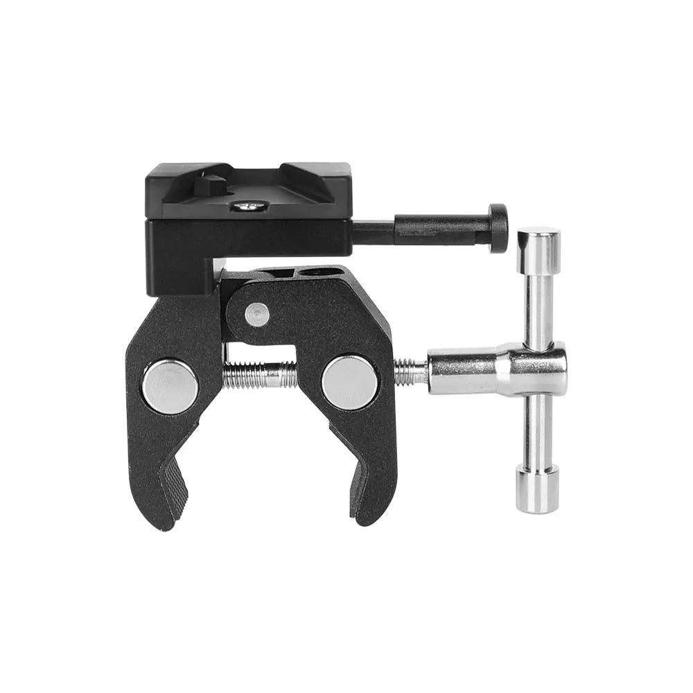 HDRIG Siêu Kẹp Càng Cua Kìm Kẹp Với Đa Năng V-Khóa Núi Phát Hành Nhanh Adapter Dành Cho Máy Ảnh DSLR Pin