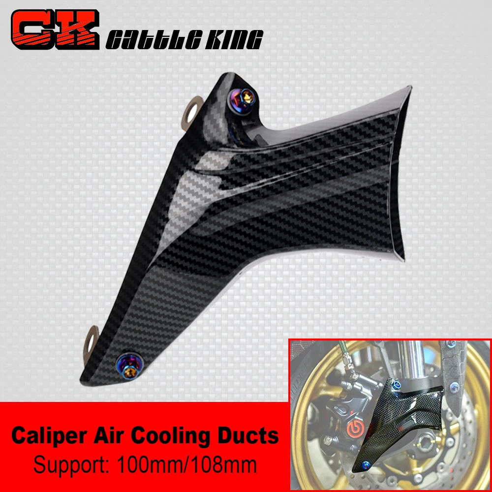 

Motorcycle Brake Caliper Air Cooling Ducts For Kawasaki Z1000R ZX-10R ZX10R Honda CBR1000RR CBR 1000RR-R SP Indian FTR 1200 S