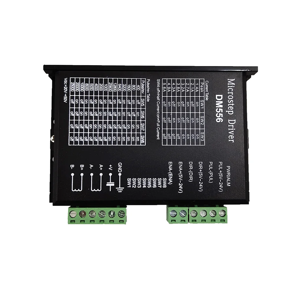 DM556 Digital Stepper motor driver 2 phase 5.6A for 57 86 stepper motor NEMA23 NEMA34 Stepper Motor Controller